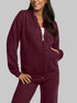 FRUIT OF THE LOOM EVERSOFT FLEECE FULL ZIP HOODIE SWEATSHIRT